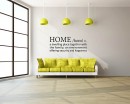 Home Definition Quotes Wall Decal Family Lettering Vinyl Art Stickers